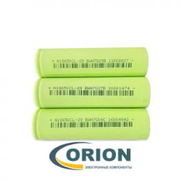 Аккумулятор 2900mAh 3.6V 18650 (2.8C, ток разряда 8.2А) BAK (Mark: N18650CL-29) плоский плюс без защиты