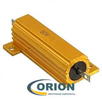 Резистор силовой  50вт        0.1ом AH-50 5% (RX24-50W)