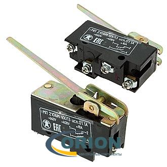 Микропереключатель МП2106М УХЛ3 исп.01 ~660V/=440V 10A/10A