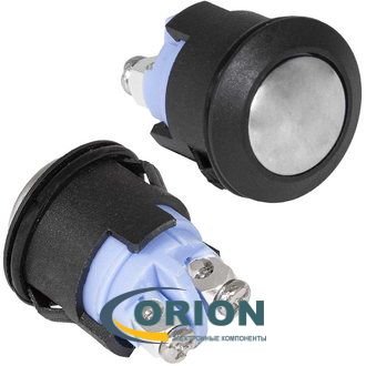 Кнопка GQ16B-10/PC OFF-(ON) 250V 3A IP65 (купол/винт)