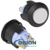 Кнопка GQ16H-10/PC OFF-(ON) 250V 3A IP65 (выступающая плоская/винт)