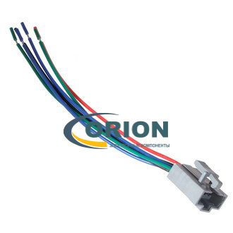 Кнопка Разъем для антивандальной кнопки GQ22 connector D=22 мм 6pin L=150 мм
