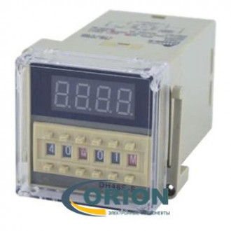 Реле времени DH48S-S 0.1 секунды - 99.99 часов 12VAC/VDC 5A SPDT(1C) SPDT(2C)