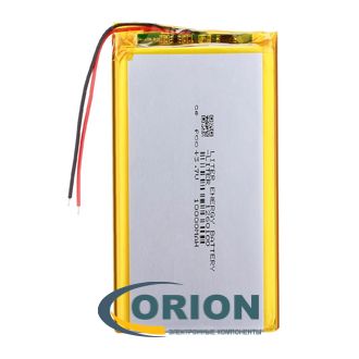 Аккумулятор LP1260100 3.7V 10000mAh схема защиты гибкие выводы