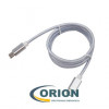 Шнур USB Type-C штекер - USB Type-C штекер 1.0м 2.4А Rexant нейлон