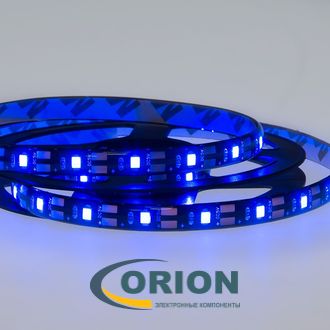 Светодиодная лента герметичная 2835 синяя с USB-коннектором, 60LED/м, 8мм IP65 5V катушка 1 метр