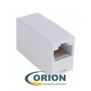 Переходник Адаптер проходной RJ-45 (8P8C), UTP, CAT 5e, белый PROconnect