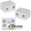 Клемма винтовая керамическая 2x2 контакта КВК-2-10 400V 10A RUICHI