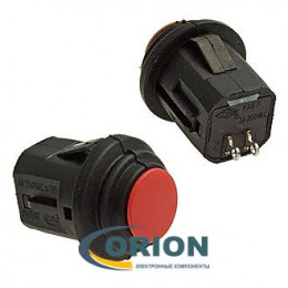 Переключатель, выключатель SB570-R IP65 OFF-(ON) ф14mm 250V 3A (красный)