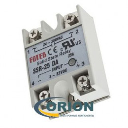 Реле Реле твердотельное SSR-25DA 3-32VDC 1C FOTEK