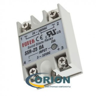 Реле Реле твердотельное SSR-25DA 3-32VDC 1C FOTEK