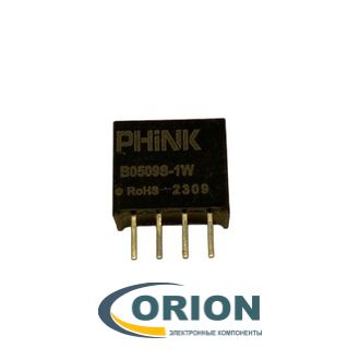 DC/DC преобразователь B0509S-1W  5V в  9V/0.111А PHINK