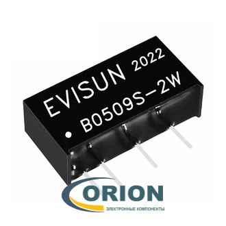 DC/DC преобразователь B0509S-2W  5V в  9V/0.222А EVISUN