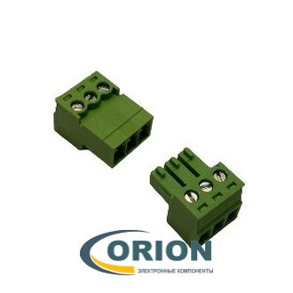 Клеммник разрывной 3 контакта 15EDGRK-3.81-03P-14-00A[H] 3.81mm (комплект)