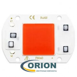 Светодиод модуль COB F6040 220VAC 30W полный спектр 400-780NM
