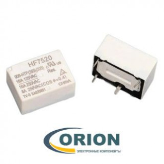 Реле HF7520 009-HTP (283) (335) 9VDС 16A 1С HONGFA