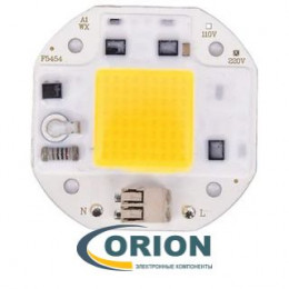 Светодиод модуль COB F5454 220VAC  70W белый 4000K (6750Lm)