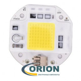 Светодиод модуль COB F5454 220VAC 100W белый 4000K (9000Lm)