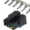 MMF-2x4F + Terminal Розетка 8 контакта на кабель, шаг 3.0мм