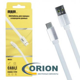 Шнур USB A штекер - USB Type-C штекер 1.2м MRM MR45t