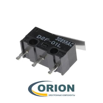 Микропереключатель D2F-01L ON-(ON) 30V 0.1A OMRON