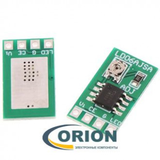 Драйвер светодиодный  2.8-6VDC  2.8-6VDC/0.03-1.5A 1-16 светодиодов LD06AJSA без корпуса