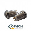 Кнопка QN12-C1   5V белая подсветка OFF-(ON) 36V 2A IP67 (выступающая плоская/клеммы)