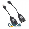 Переходник USB удлинитель по витой паре (RJ-45)