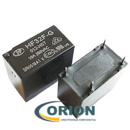 Реле HF32F-G/012-HST 12VDC 10A 1C HONGFA