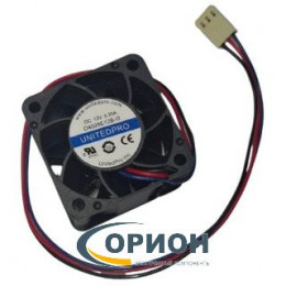 Вентилятор  40х40х28mm DC 12V 0.35A (качения) UNITEDPRO D4028E12B-I3 с гибким отводом 280мм 3 pin