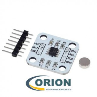 AS5600 I2C модуль магнитного датчика угла поворота (магнитный энкодер)