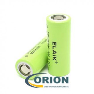 Аккумулятор 5000mAh 3.7V INR26650-50E ELAIK