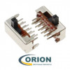 Переключатель движковый SK-24D02G4 (2P4T) ON-ON-ON-ON