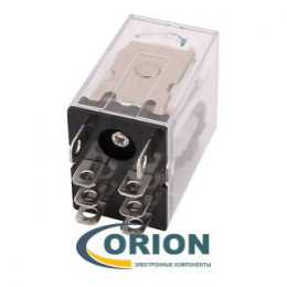 Реле JQX-13F LY2 12VDC 10A 2C с индикатором = LY2NJ HH62P