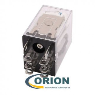 Реле JQX-13F LY2 12VDC 10A 2C с индикатором = LY2NJ HH62P
