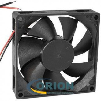 Вентилятор  80х80х20mm DC 12V 0.16A (скольжения) TIDAR RQD8020MS с гибким отводом 250мм 2 pin