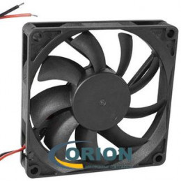 Вентилятор  80х80х15mm DC 12V 0.12A (скольжения) TIDAR RQD8015MS с гибким отводом 250мм 2 pin