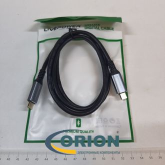 Шнур USB Type-C штекер - USB Type-C штекер 1.0м LIVE-POWER H289 100W/4K 10Gbps