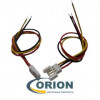 Комплект разъемов M+F 3 pin MX2.0 с кабелем 150мм SMP 22 AWG