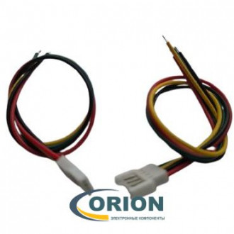 Комплект разъемов M+F 4 pin MX2.0 с кабелем 150мм SMP 22 AWG