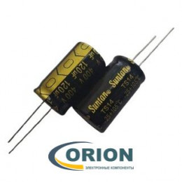 Конденсатор    120uf 400V SUNTAN (+105С) TS14 18х32