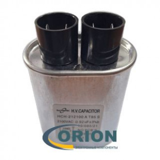Конденсатор СВЧ 0.92uf 2100V (±3%) 53x33x81 клеммы Elcomtec