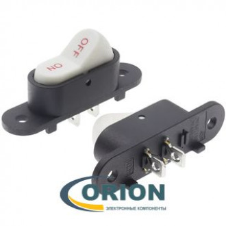Переключатель, выключатель KCD1 ON-OFF 250V 6A 2 pin (накладной)