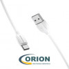 Шнур USB A штекер - USB Type-C штекер 1.0м 3А BOROFONE BX19 белый