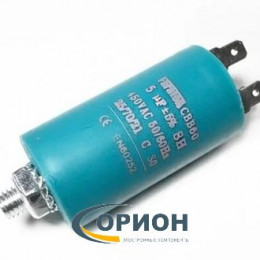 Конденсатор CBB60E (К78-17)  10uf 450V (±5%) 35x65 клеммы + болт FARATON