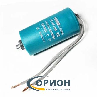Конденсатор CBB60G (К78-17)   2uf 450V (±5%) 30x57 гибкие выводы + болт FARATON