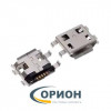 USB micro Розетка на плату 5pin 0.8 DIP FLAT (2)