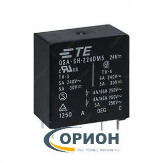 Реле OSA-SH-224DM5 24VDC 5A 2C TE = F4AK024T