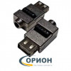 USBA Розетка на кабель 4pin, с клеммной колодкой (металл)