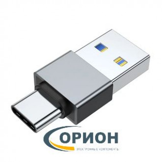 Переходник USB Type-C штекер - USB A штекер адаптер (v3.0)